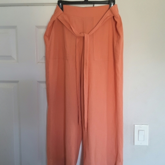 Kensie jeans Linen/Visose pull on wide leg pants - Picture 1 of 6